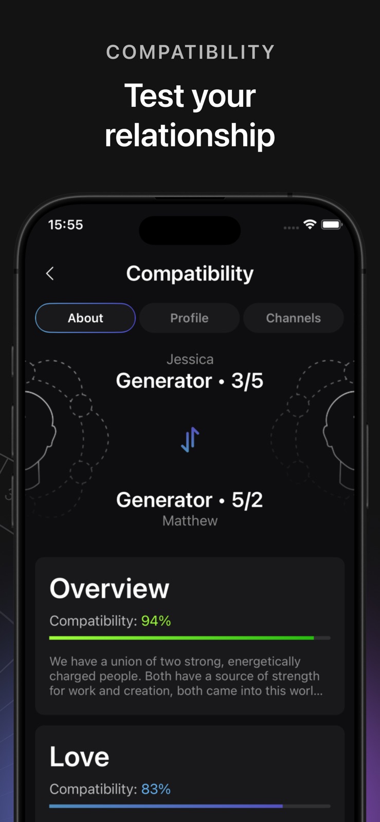 Human Design: HD Birth Chart iphone screenshot 3