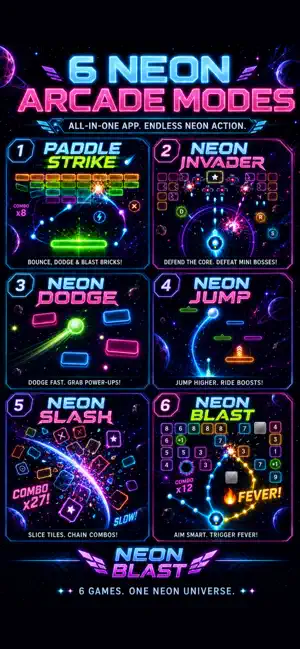 Neon Blast - Shooting Game screenshot 1