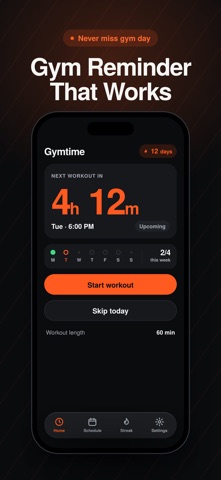 Gymbound - Workout Reminder screenshot 5