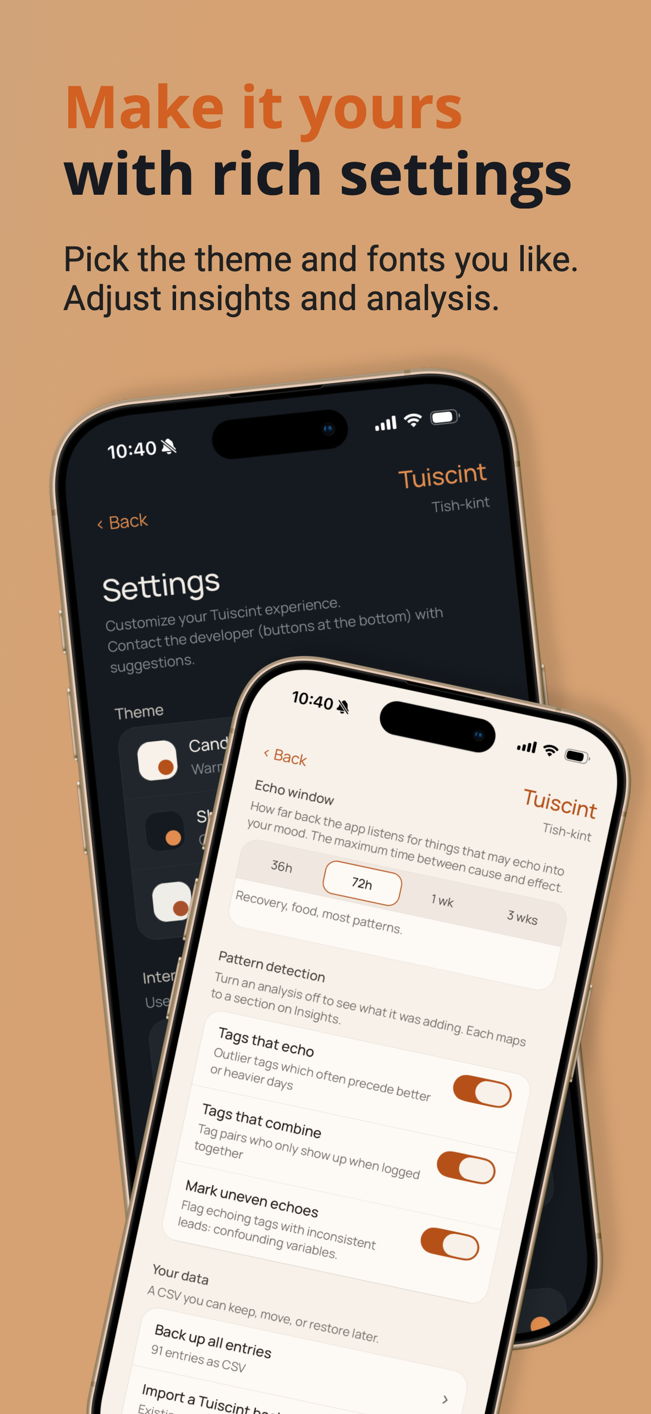 Tuiscint - Analytical Journal screenshot 5