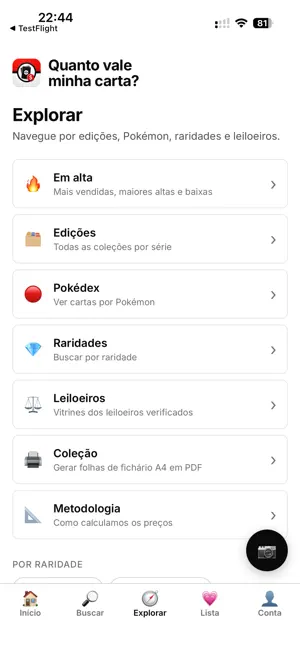 Quanto Vale Minha Carta? iPhone screenshot 3