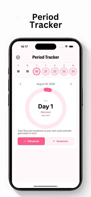Period Tracker ۬ screenshot 1