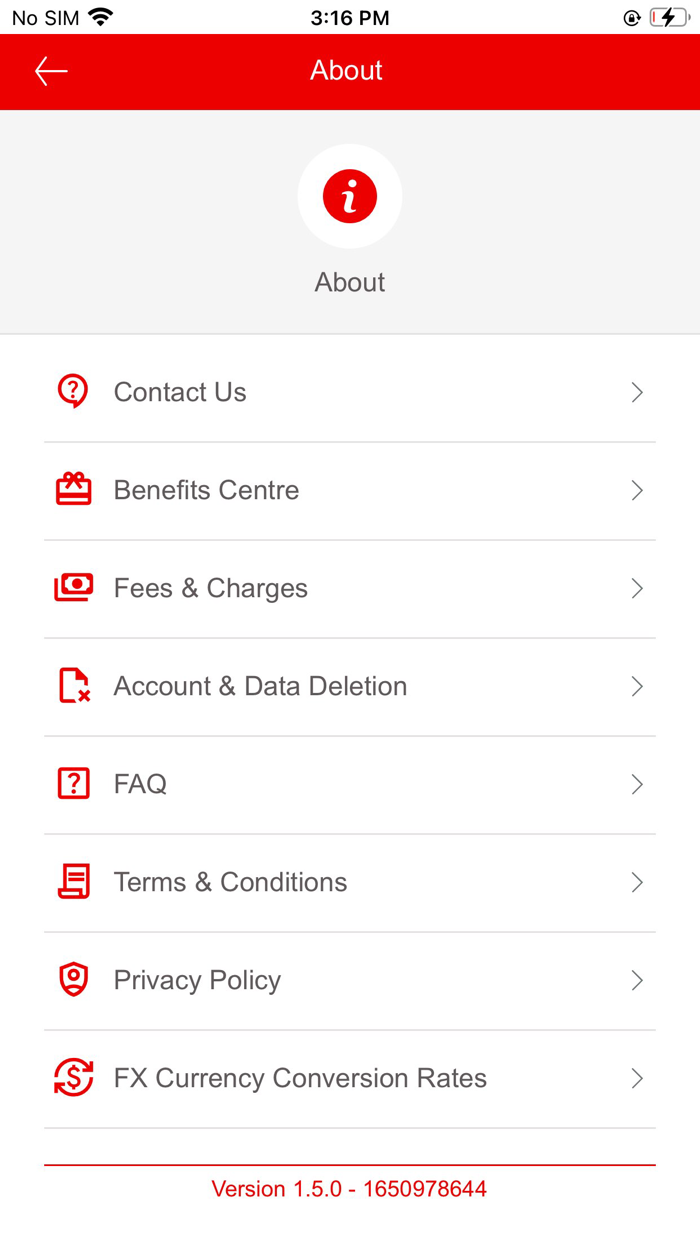 Santander Int. Charge Card