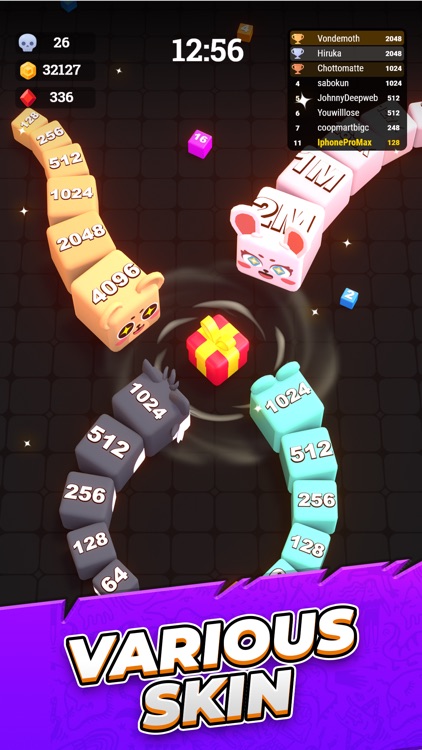 Jelly Cube Snake io screenshot-3