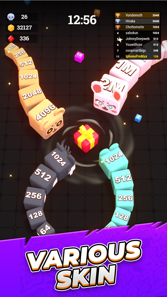#4. Jelly Cube Snake io (iOS) Tekijänä: puzzle studio