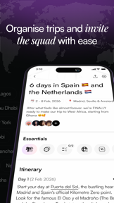 Trip o'clock: Travel planner screenshot