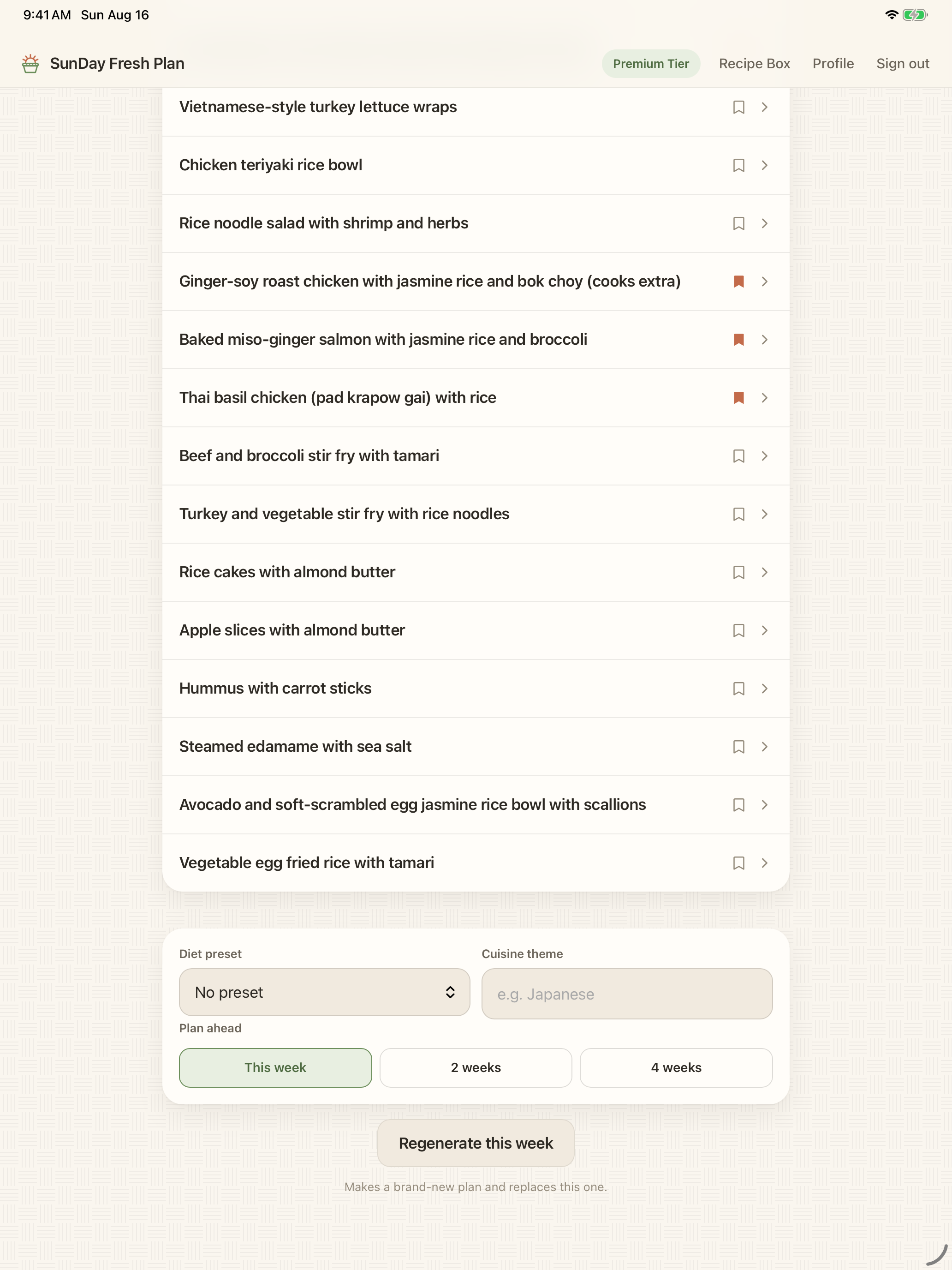 SunDay Fresh Plan screenshot 12