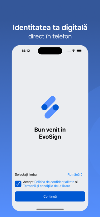 EVOSign (autentificare) Screenshot 1 of 5