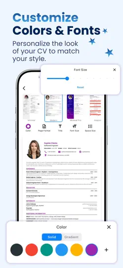 CV Hazırlama - PDF CV Oluştur iPhone Ekran Görüntüsü 4