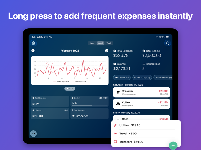 Coins - Spending Tracker Screenshot