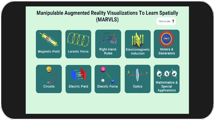 MARVLS AR for Physics 2