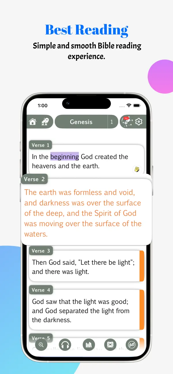 Screenshot #2 pour NASB Bible Holy Audio Version.
