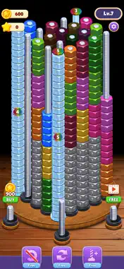 Nut Stack: Sort Puzzle screenshot 1
