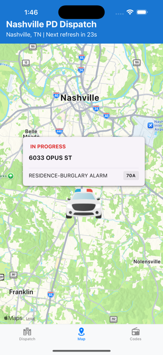 Music City Alert Screenshot 2 of 3