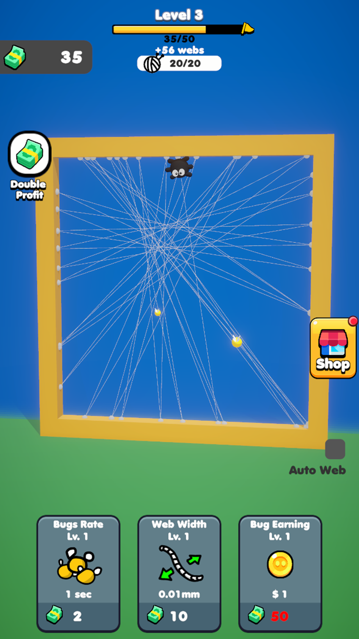 Idle Spider Web