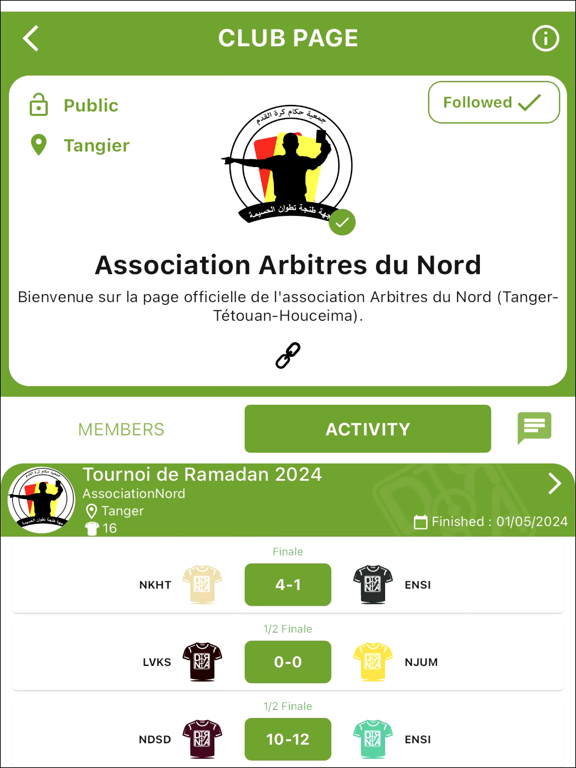 KORA ZONE - Match & Tournament iPad screenshot 3 - Sports app