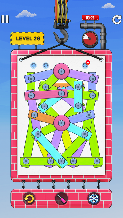 Screw Nuts And Bolts 3D Puzzle Screenshot