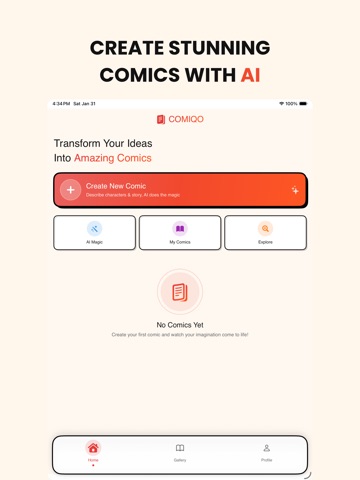 Comiqo: Manga, Comics, Manhwa iPad screenshot