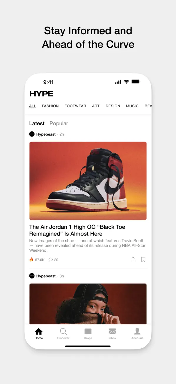 Screenshot #1 pour HYPE by Hypebeast