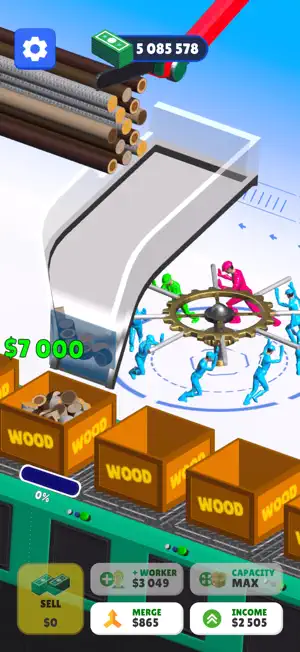 Cut And Stack - Idle Game screenshot 4