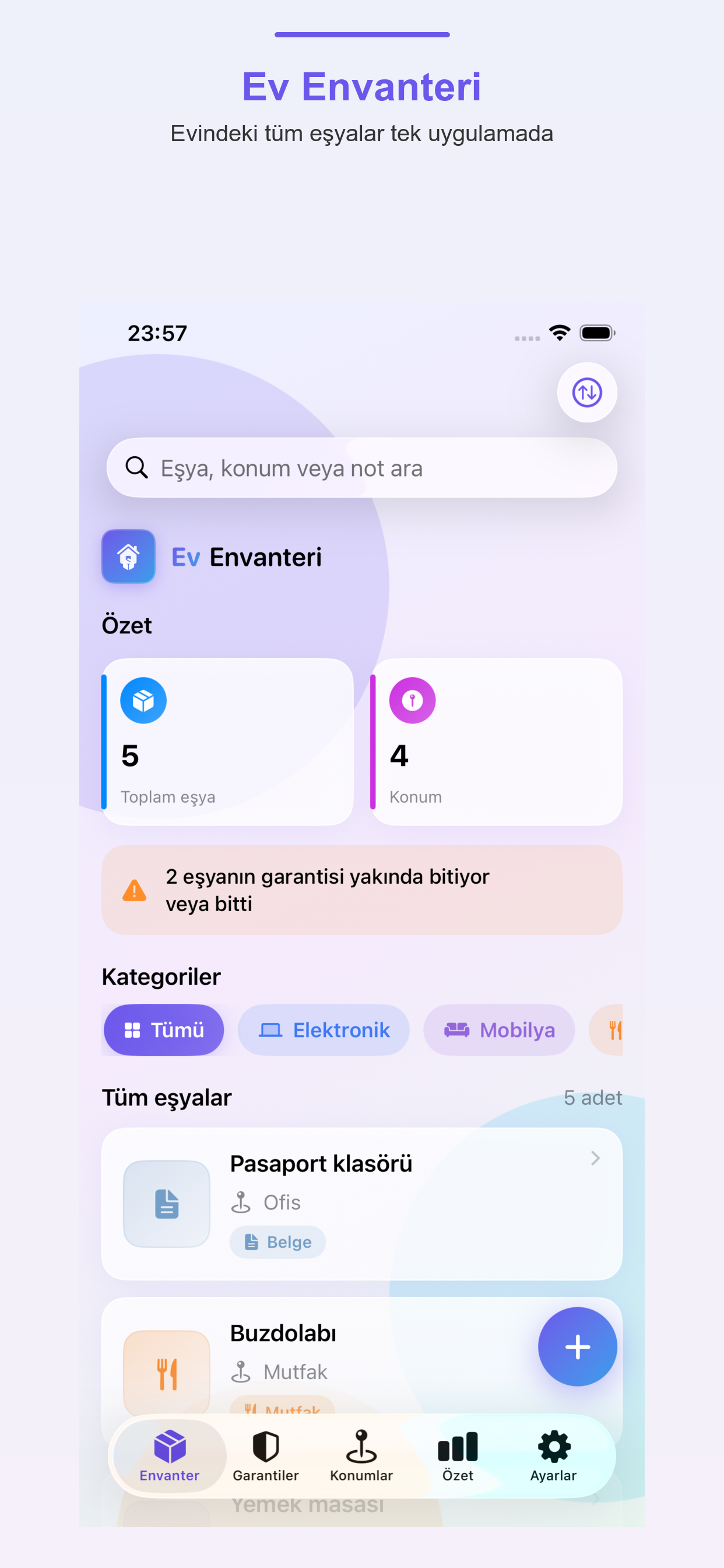 Ev Envanteri screenshot 4