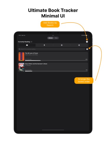 Book Tracker - Auread ipad screenshot 2
