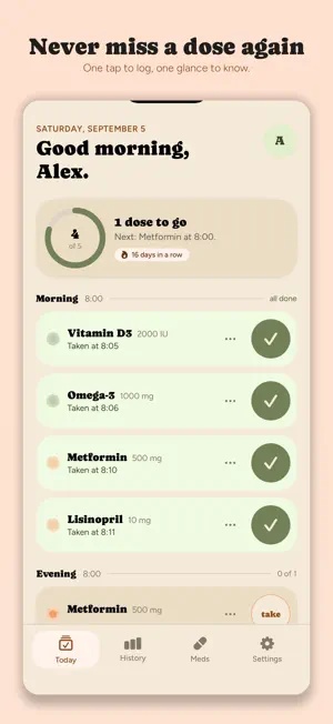 Medlyra: Medication Tracker screenshot 1