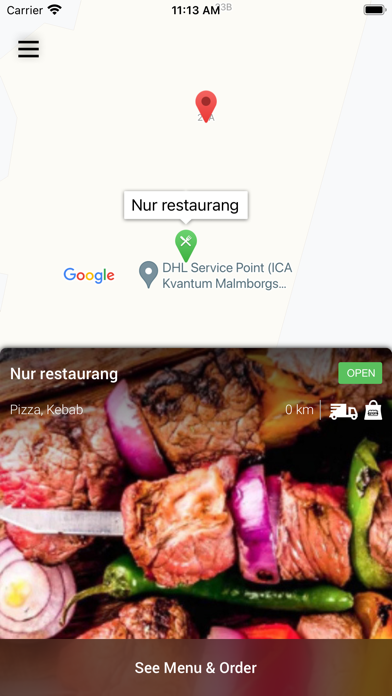Nur Restaurang Screenshot