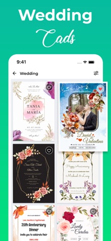Invitation Maker:Greeting Card iPhone screenshot