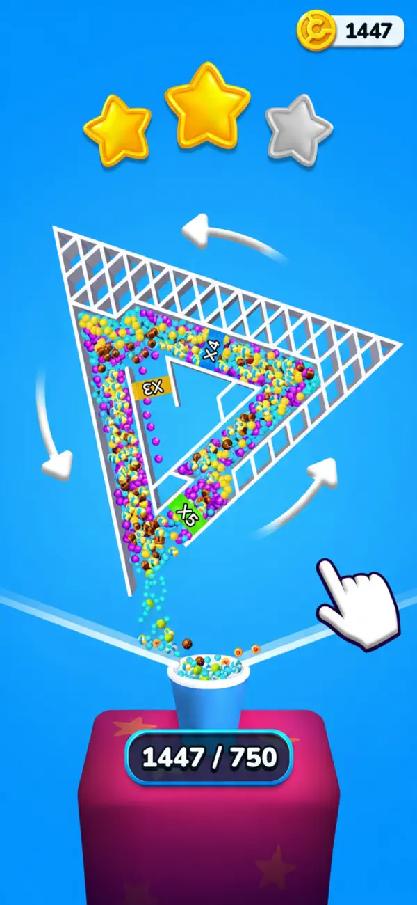 #5. Multi Maze 3D (iOS) De: Crazy Labs