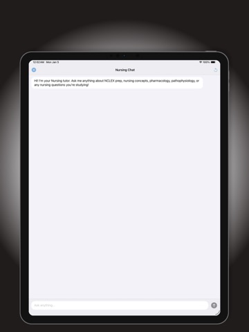 NCLEX and Nursing AI: NurseIQ iPad screenshot