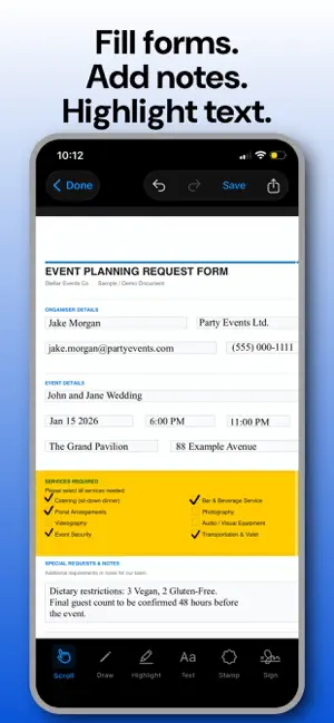 ZentoPDF: Edit, Sign & Fill screenshot 1
