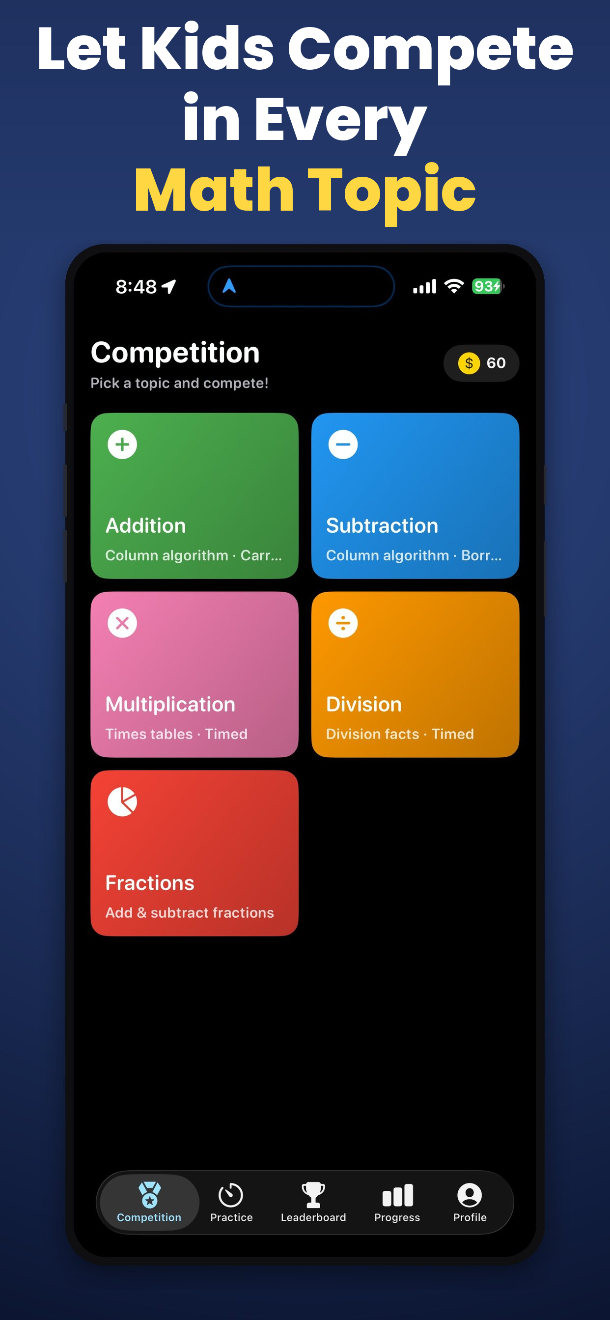Math Rivals: Kids Brain Game screenshot 2