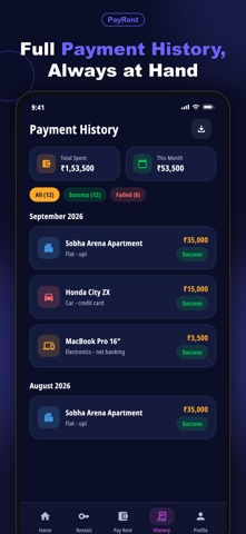 PayRent – Rent Receipt Manager screenshot