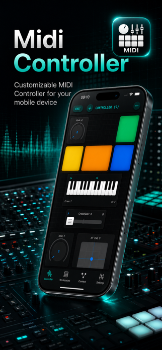 MIDI Controller PRO Wifi, USB Screenshot 1 of 3