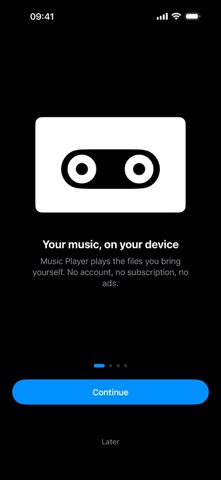 Futureown - Local Music Player screenshot 1