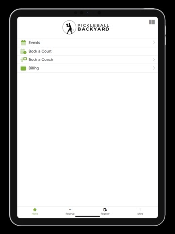 Pickleball Backyard iPad screenshot