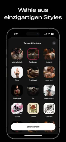 Screenshot von Tattoo AI – Tattoo-Designs auf dem iPhone 5