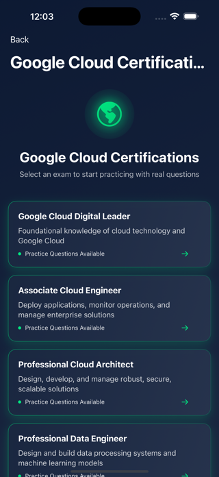 Cloud Exams 2025 Screenshot 7 of 9