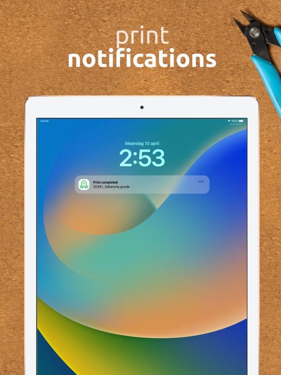 OctoApp for OctoPrint/Klipper iPad screenshot 9 - Productivity app