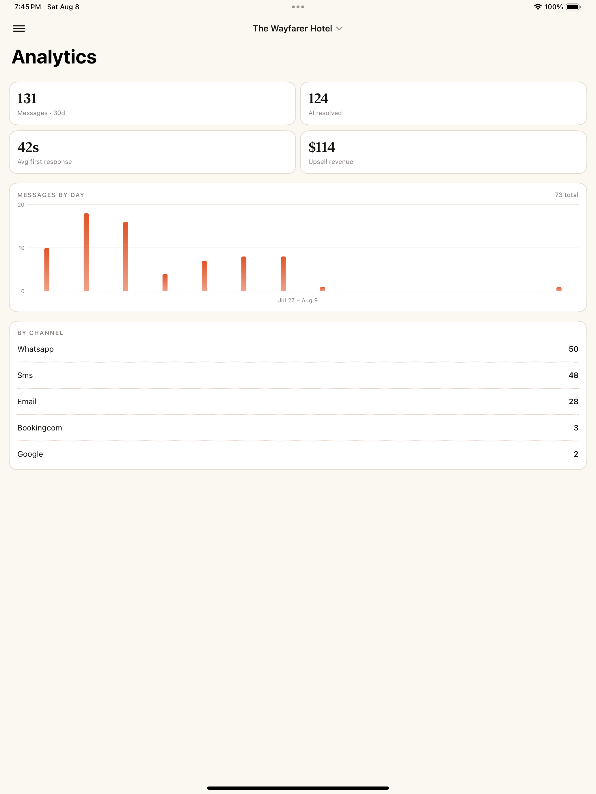 Hearth: AI Guest Messaging screenshot 8