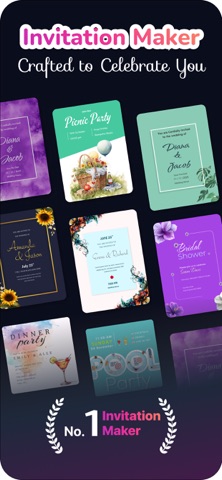 Invio: Invitation Card Maker Screenshot 1 of 7