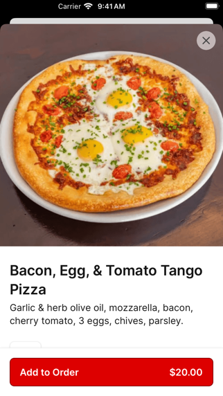 Red Rooster Brick Oven iPhone screenshot 4 - Food & Drink app