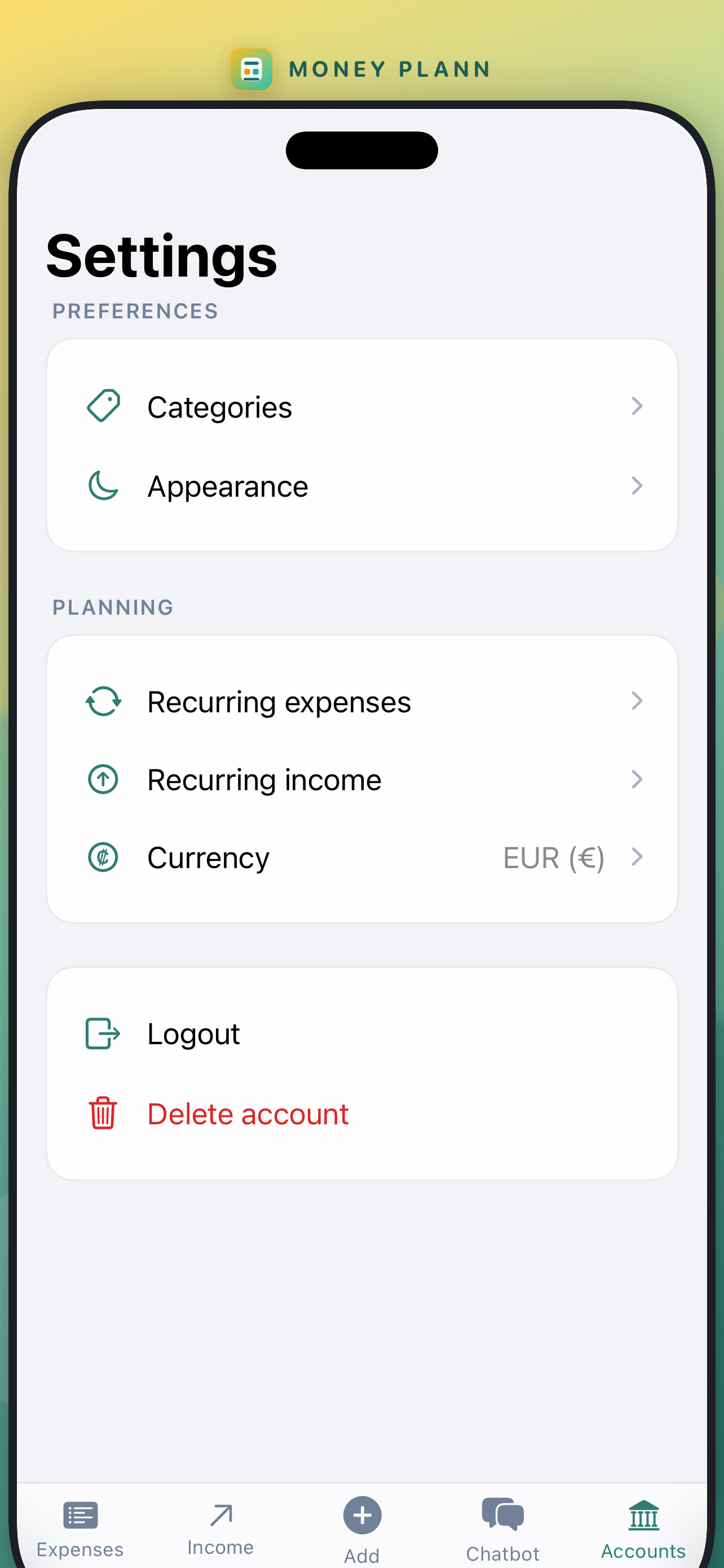 Money Plann screenshot 6