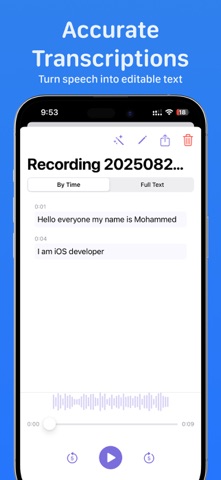 Speakly AI: Voice 2 Text Notes screenshot