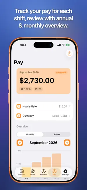 SimpleShift - Shift Calendar screenshot 4