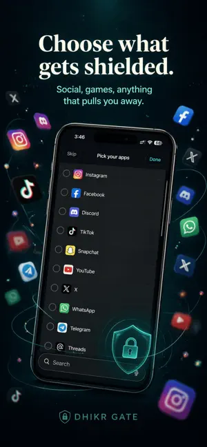 Dhikr Gate: App Blocker screenshot 2