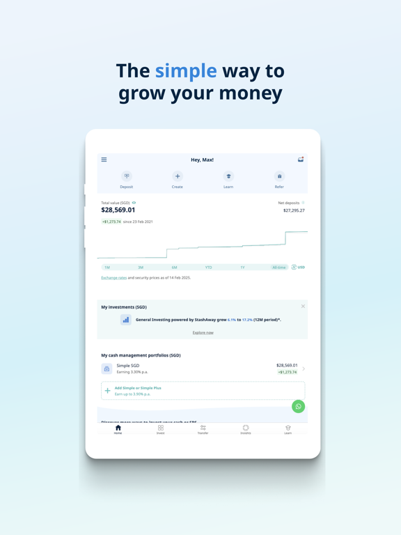 Screenshot #4 pour StashAway: Simple Investing