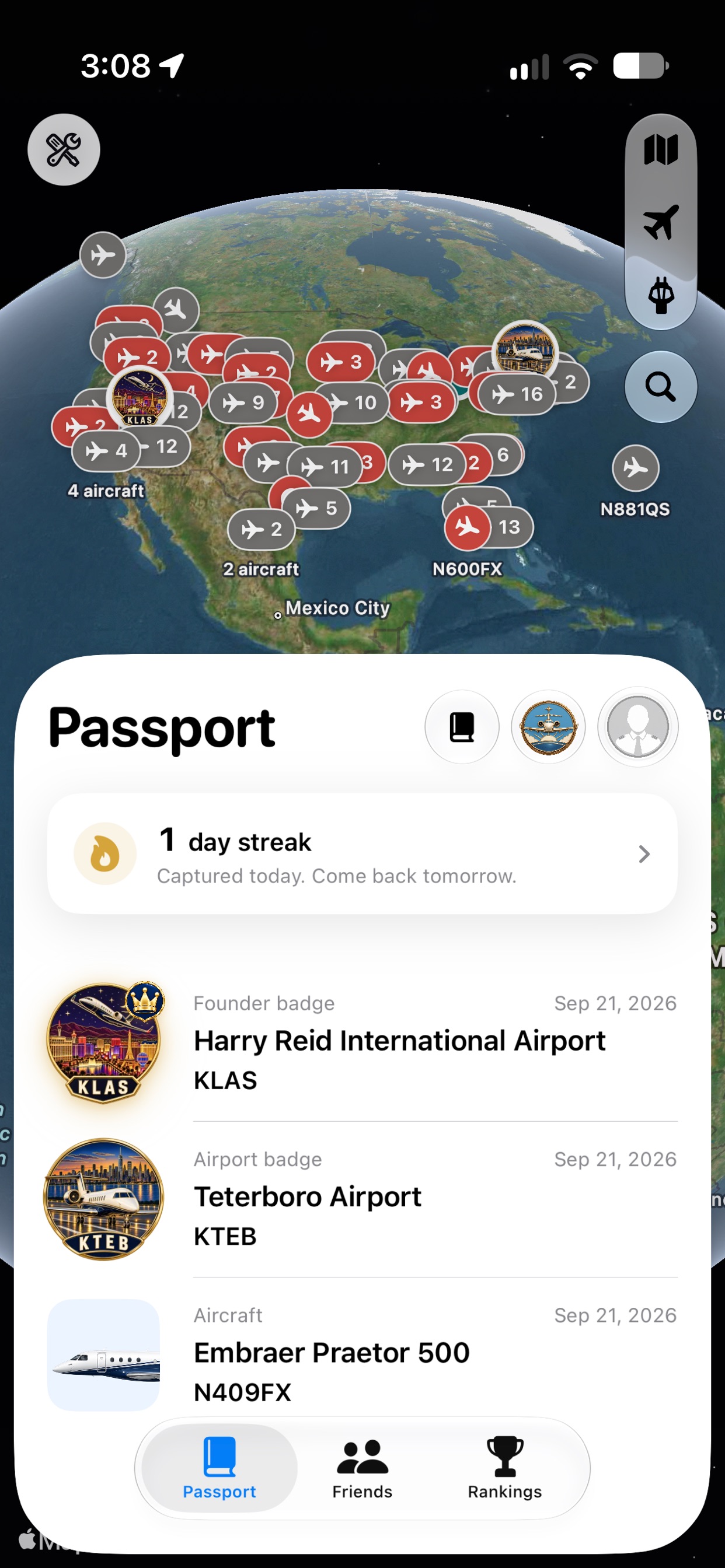 Screenshot 1 of Pilot Passport