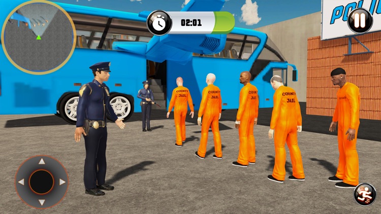 Flying Police Bus Simulator 3D